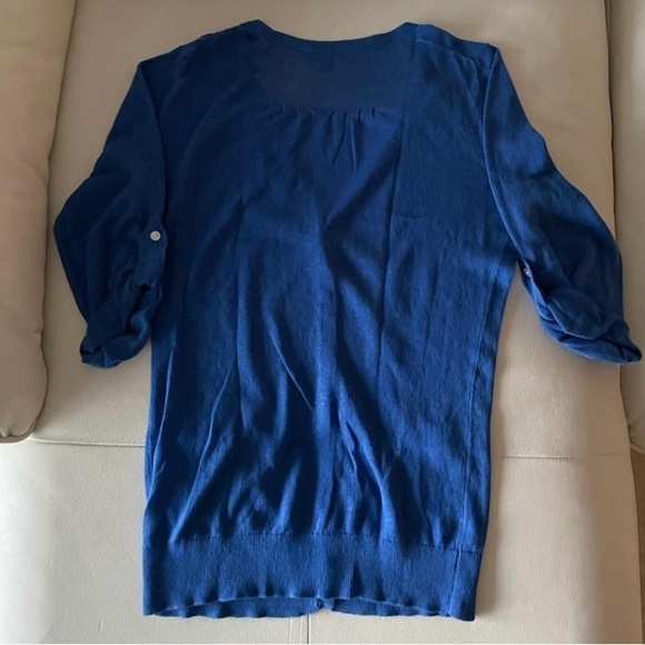 𝅺gap Cobalt Blue Cardigan Sweater - Picture 2 of 4